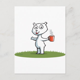 Cartão Postal Café de Urso Polar