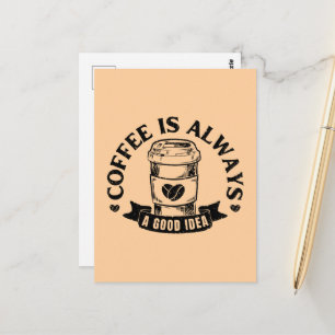 Cartão Postal Café é sempre uma boa ideia