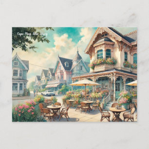 Cartão Postal Café em Cape May New Jersey
