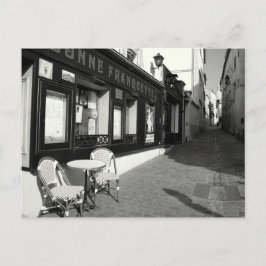 Cartão Postal Café em Montmarte