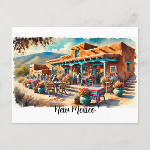 Cartão Postal Café em Taos Novo México