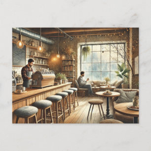 Cartão Postal Café em Vancouver Mug