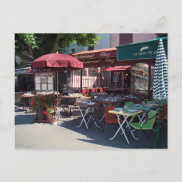 Cartão Postal Cafe Life na França