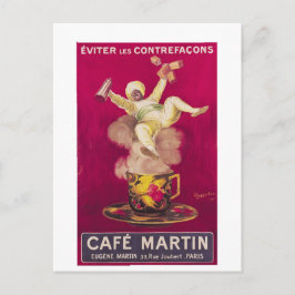 Cartão Postal Cafe Martin, 1921 Leonetto Cappiello