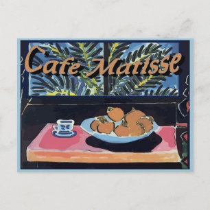 Cartão Postal Cafe Matisse, Orange Poster