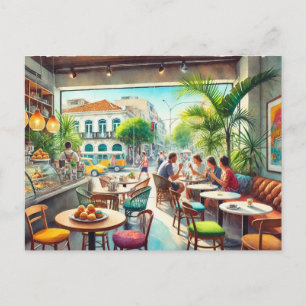 Cartão Postal Café no Rio Brasil Mug