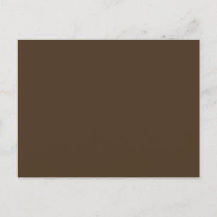 Cartão Postal Café Noir Solid Color