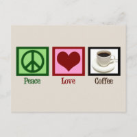 Café Personalizado do Café Peace Love