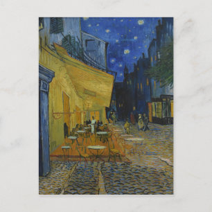 Cartão Postal Café Terrace à noite por Vincent van Gogh