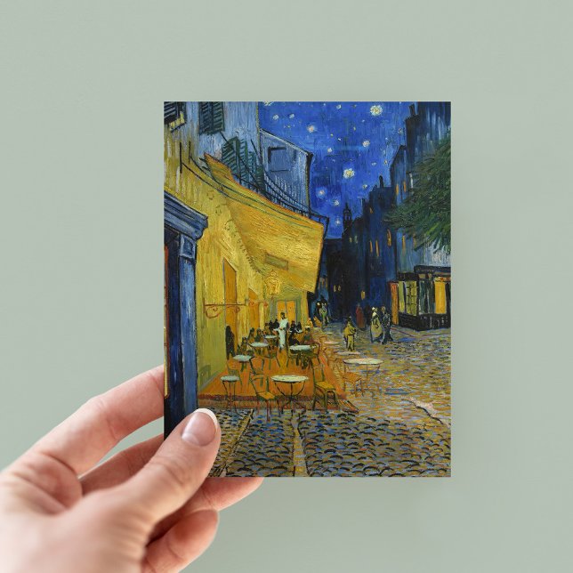 Cartão Postal Café Terrace à Noite | Vincent van Gogh (Criador carregado)