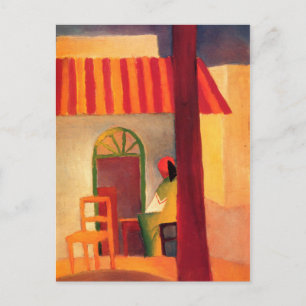 Cartão Postal Café turco por August Macke (1914)