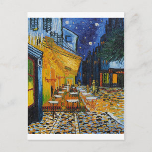 Cartão Postal Café Van Gogh Terrace Vintage Fine Art