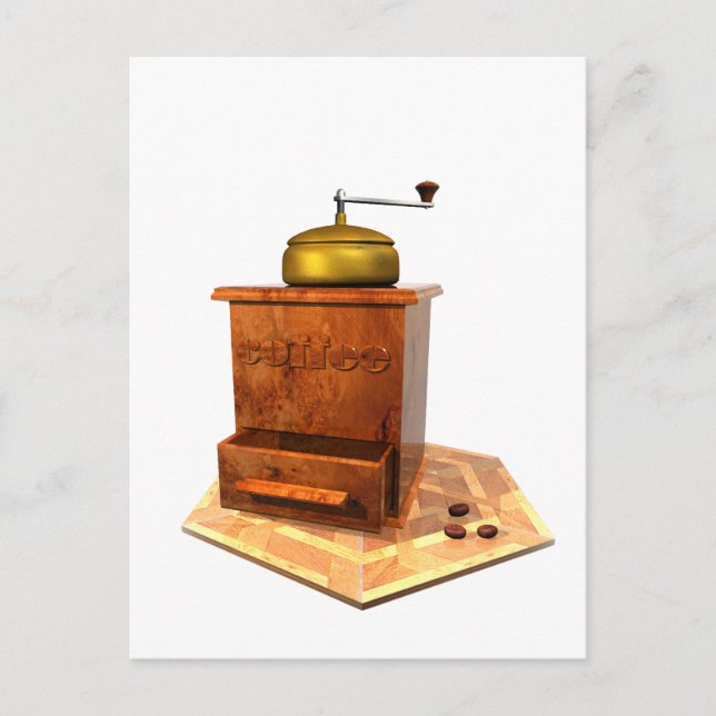 Cartão Postal cafeteira (Frente)