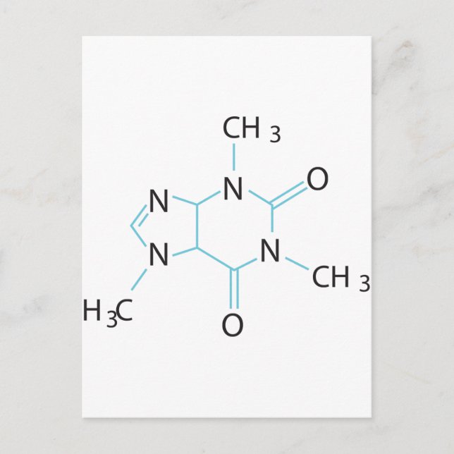 Cartão Postal Caffeine (Frente)