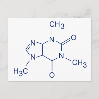 Cartão Postal Caffeine