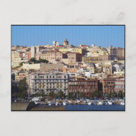 Cartão Postal Cagliari, Sardenha, Itália (efeito Canvas)