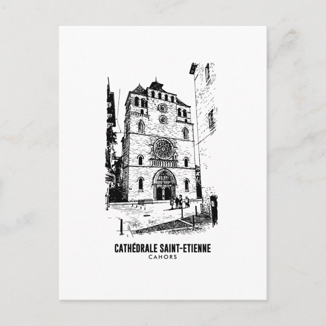 Cartão Postal Cahors  Cathedrale SaintEtienne  Affiche Art Sacre (Frente)