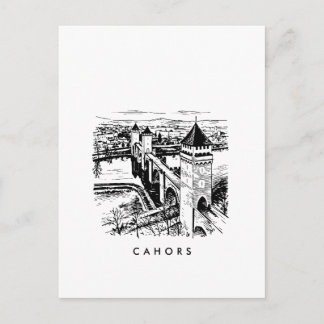 Cartão Postal Cahors  Pont Valentre  Affiche Vintage Lot  Deco M