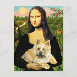 Cartão Postal Cairn Terrier 23 - Mona Lisa