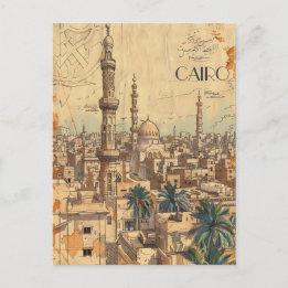 Cartão Postal Cairo Egito