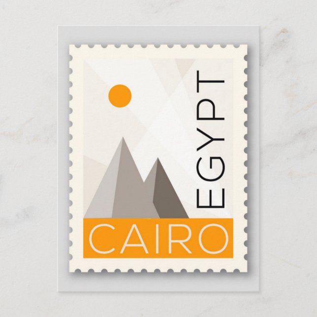 Cartão Postal Cairo Egito (Frente)