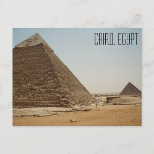 Cartão Postal Cairo, Egito As Pirâmides do Excelente