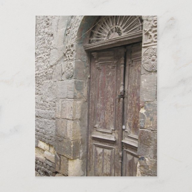 Cartão Postal Cairo Egypt Architecture Door postcard (Frente)