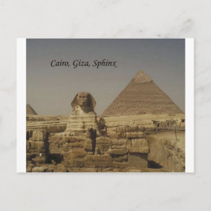 Cartão Postal Cairo, Giza, The Sphinx (Rua.K.)
