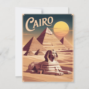 Cartão Postal Cairo Vintage
