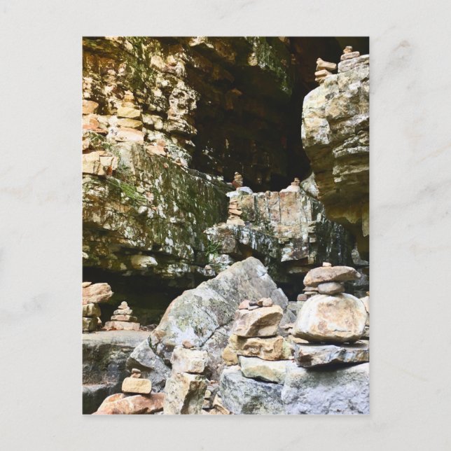 Cartão Postal cairros de rocha de chasme ausíveis (Frente)