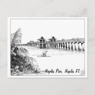 Cartão Postal Cais de Naples, Naples Fl