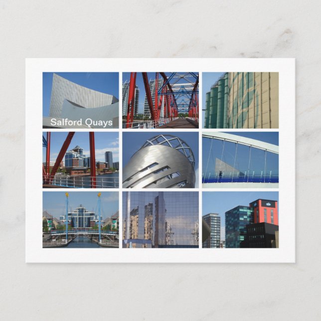 Cartão Postal Cais de Salford (Frente)