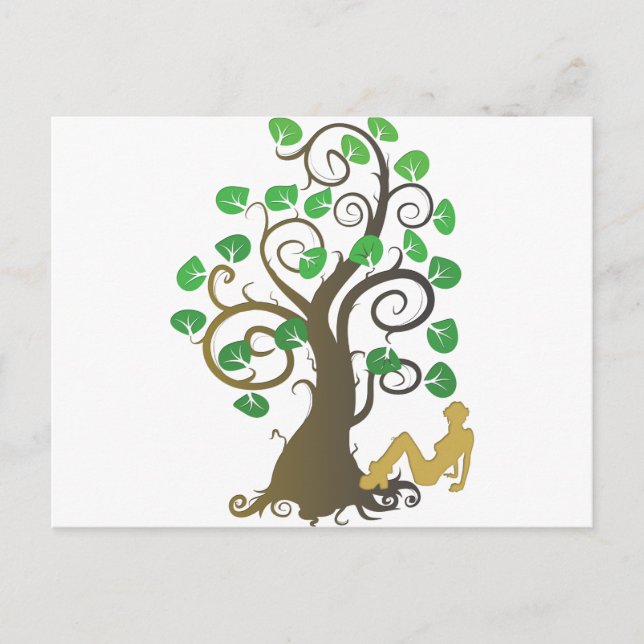 Cartão Postal Caiu da árvore da família (Frente)