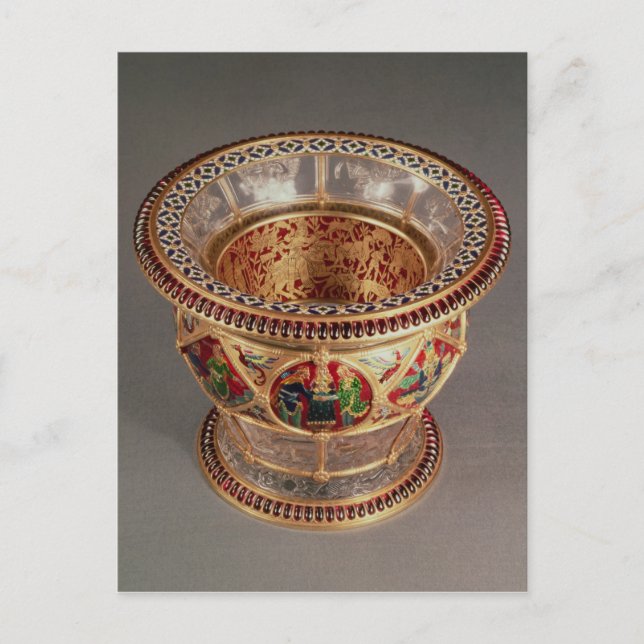 Cartão Postal Caixa com plique-a-jour e cloisonne (Frente)