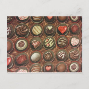 Cartão Postal Caixa de Chocolate