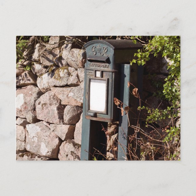 Cartão Postal Caixa de Correio Eskdale Cumbria (Frente)