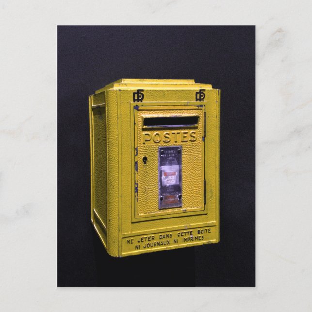 Cartão Postal Caixa de Correio Francesa (Frente)