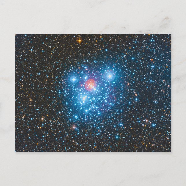Cartão Postal Caixa de Joias Kappa Crucis Star Cluster NGC 4755 (Frente)