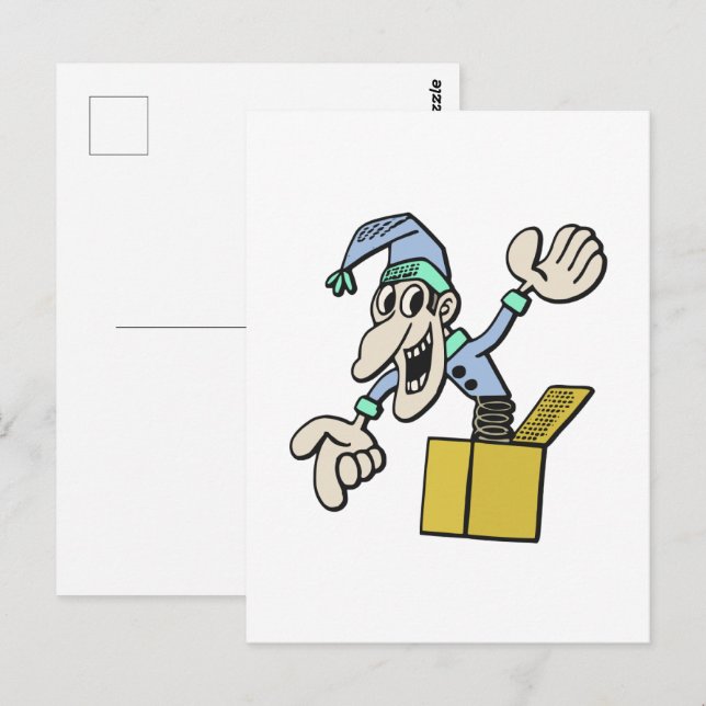 Cartão Postal Caixa de Surpresa (Frente/Verso)