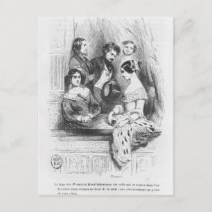 Cartão Postal Caixa de teatro Gentilhommes Premiers