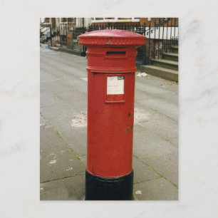 Cartão Postal Caixa do Pilar Vitoriano Britânico