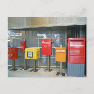Cartão Postal Caixas de Correio do Mundo