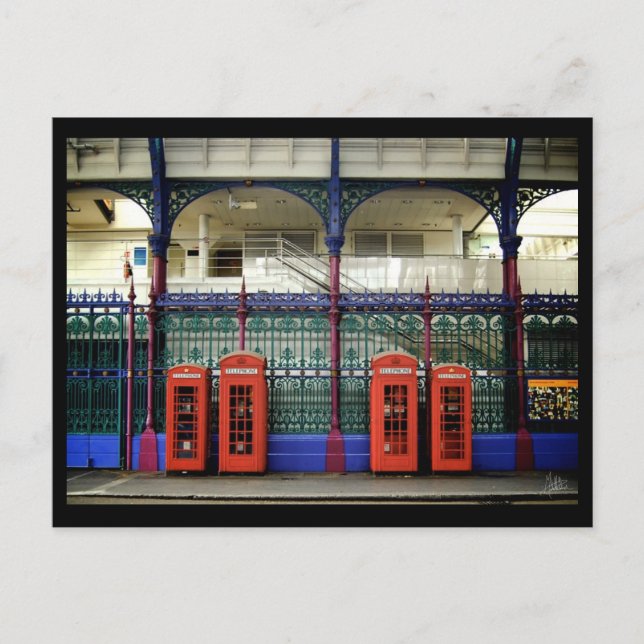 Cartão Postal Caixas telefônicas, Smithfield [Cartão postal] (Frente)