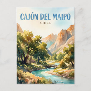 Cartão Postal Cajón del Maipo Chile