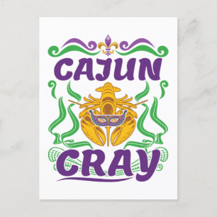 Cartão Postal Cajun Cray Crawfish Boil Louisiana Nova Orleans