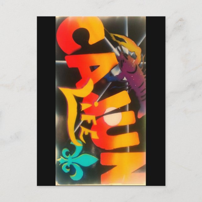 Cartão Postal Cajun Life (Frente)