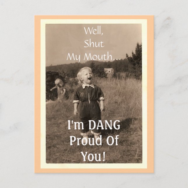 Cartão Postal Cala A Boca... (Frente)