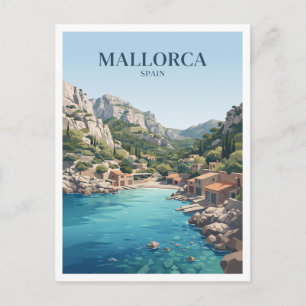 Cartão Postal Cala Deià Espanha Lembrança