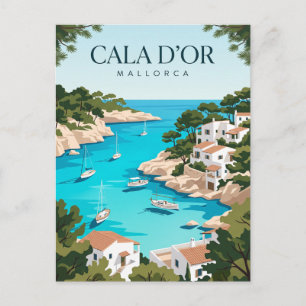 Cartão Postal Cala d'Or Espanha