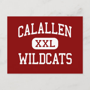 Cartão Postal Calallen - Wildcats - Médio - Corpus Christi